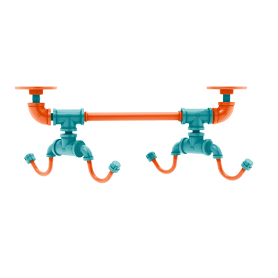 Gridiron Collection Under Cabinet 4 Coffee Mug Rack Miami Edition