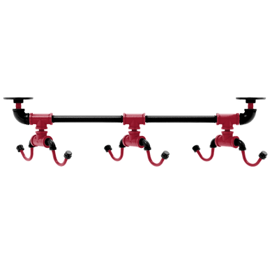 Gridiron Collection Under Cabinet 6 Coffee Mug Rack Atlanta Edition
