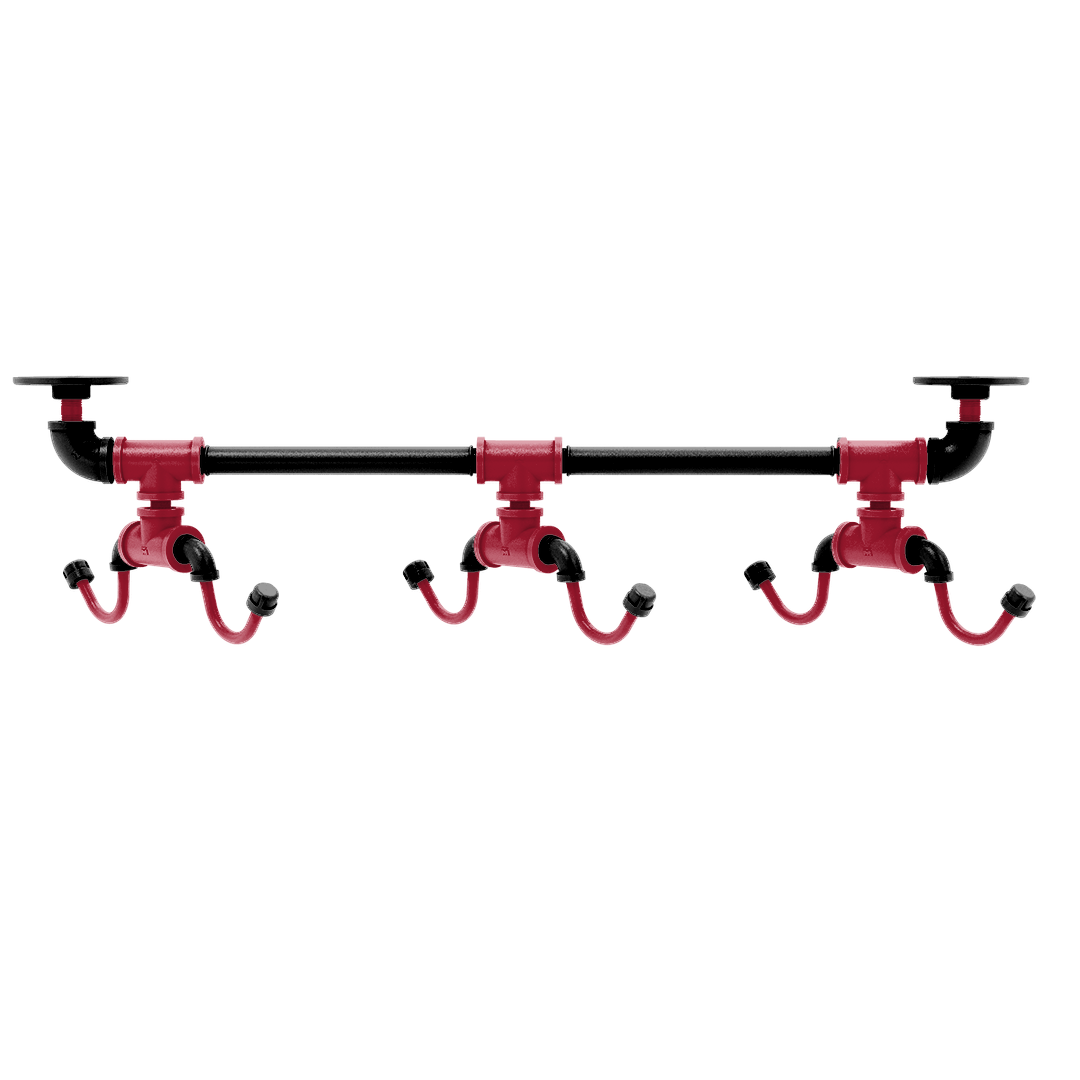 Gridiron Collection Under Cabinet 6 Coffee Mug Rack Atlanta Edition