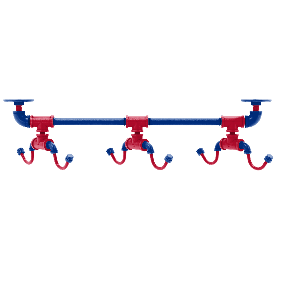 Gridiron Collection Under Cabinet 6 Coffee Mug Rack Buffalo Edition