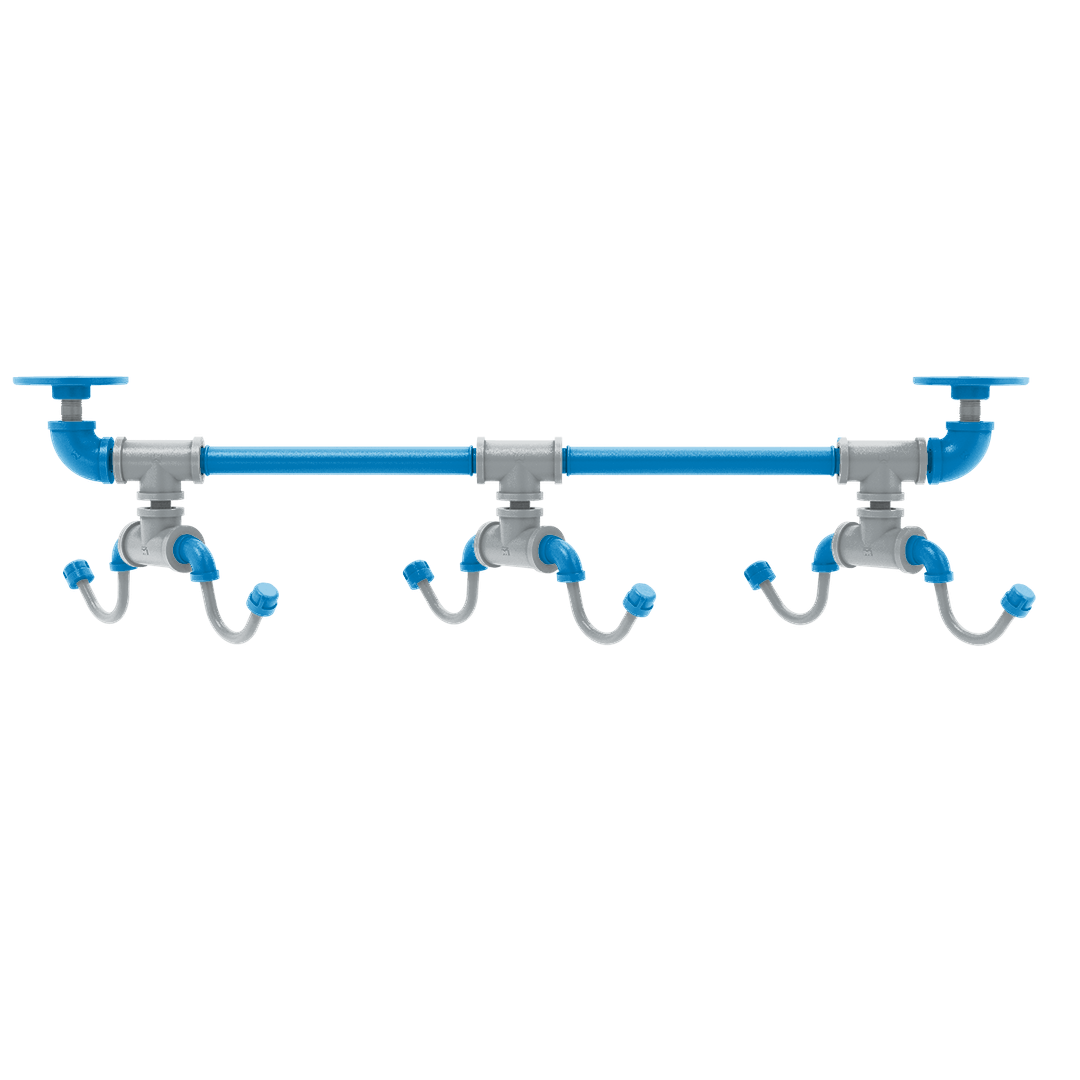 Gridiron Collection Under Cabinet 6 Coffee Mug Rack Carolina Edition
