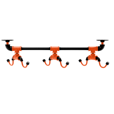 Gridiron Collection Under Cabinet 6 Coffee Mug Rack Cincinnati Edition