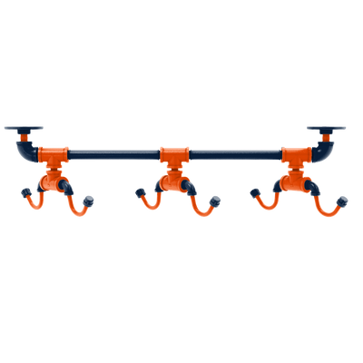 Gridiron Collection Under Cabinet 6 Coffee Mug Rack Denver Edition