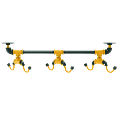 Gridiron Collection Under Cabinet 6 Coffee Mug Rack Green Bay Edition