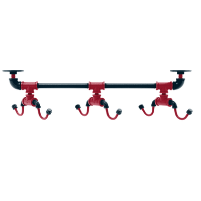 Gridiron Collection Under Cabinet 6 Coffee Mug Rack Houston Edition