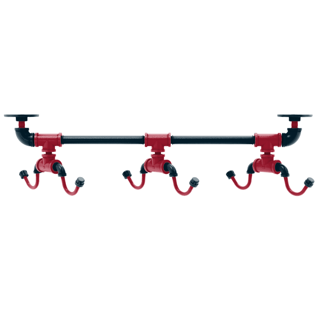 Gridiron Collection Under Cabinet 6 Coffee Mug Rack Houston Edition