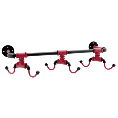 Gridiron Collection Wall Mounted 6 Coffee Mug Rack Atlanta Edition