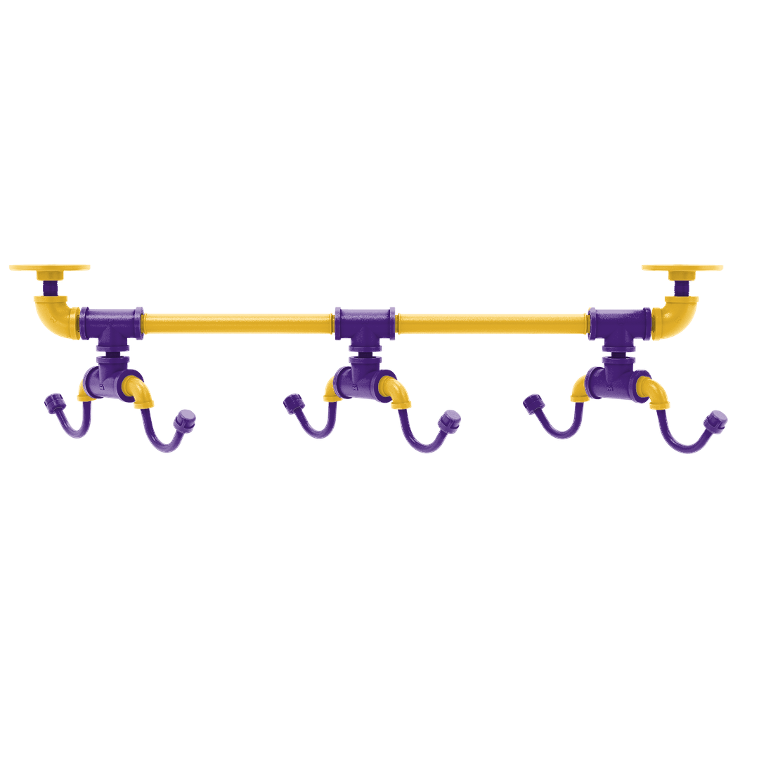 Gridiron Collection Under Cabinet 6 Coffee Mug Rack Minnesota Edition