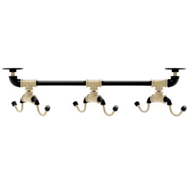 Gridiron Collection Under Cabinet 6 Coffee Mug Rack New Orleans Edition