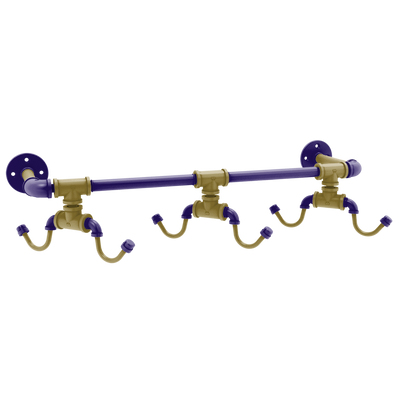 Gridiron Collection Wall Mounted 6 Coffee Mug Rack Baltimore Edition