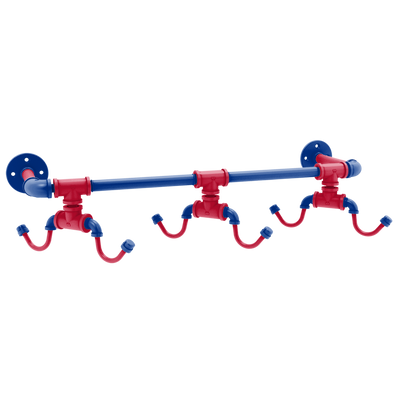 Gridiron Collection Wall Mounted 6 Coffee Mug Rack Buffalo Edition