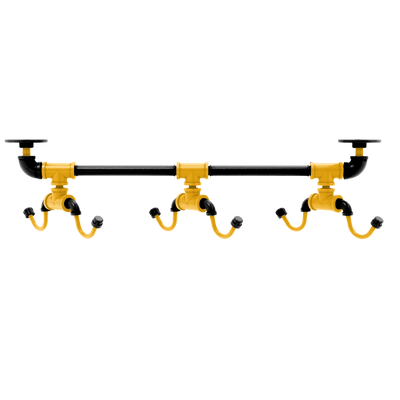 Gridiron Collection Under Cabinet 6 Coffee Mug Rack Pittsburgh Edition