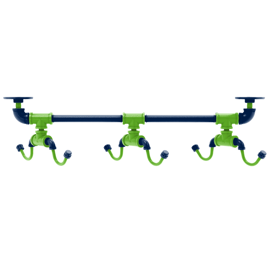 Gridiron Collection Under Cabinet 6 Coffee Mug Rack Seattle Edition