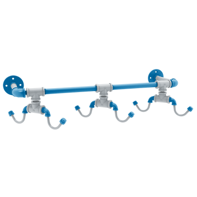 Gridiron Collection Wall Mounted 6 Coffee Mug Rack Detroit Edition