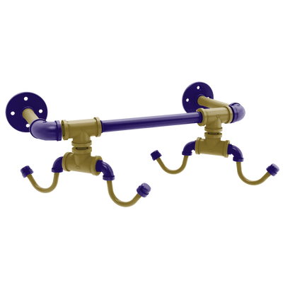 Gridiron Collection Wall Mounted 4 Coffee Mug Rack Baltimore Edition