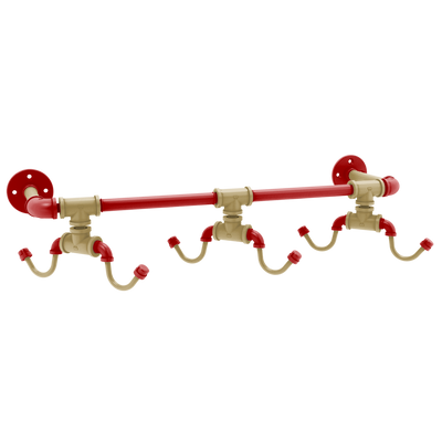 Gridiron Collection Wall Mounted 6 Coffee Mug Rack San Francisco Edition