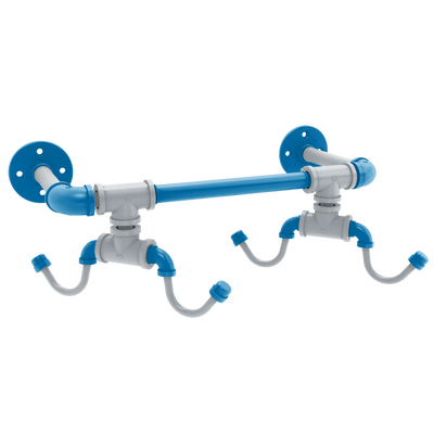 Gridiron Collection Wall Mounted 4 Coffee Mug Rack Detroit Edition