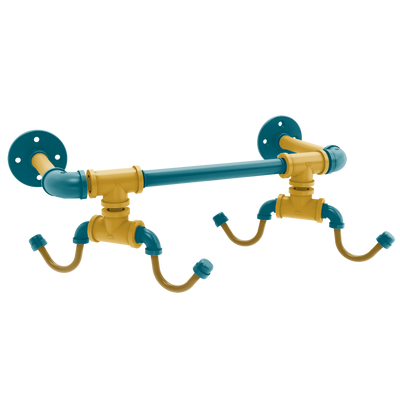 Gridiron Collection Wall Mounted 4 Coffee Mug Rack Jacksonville Edition