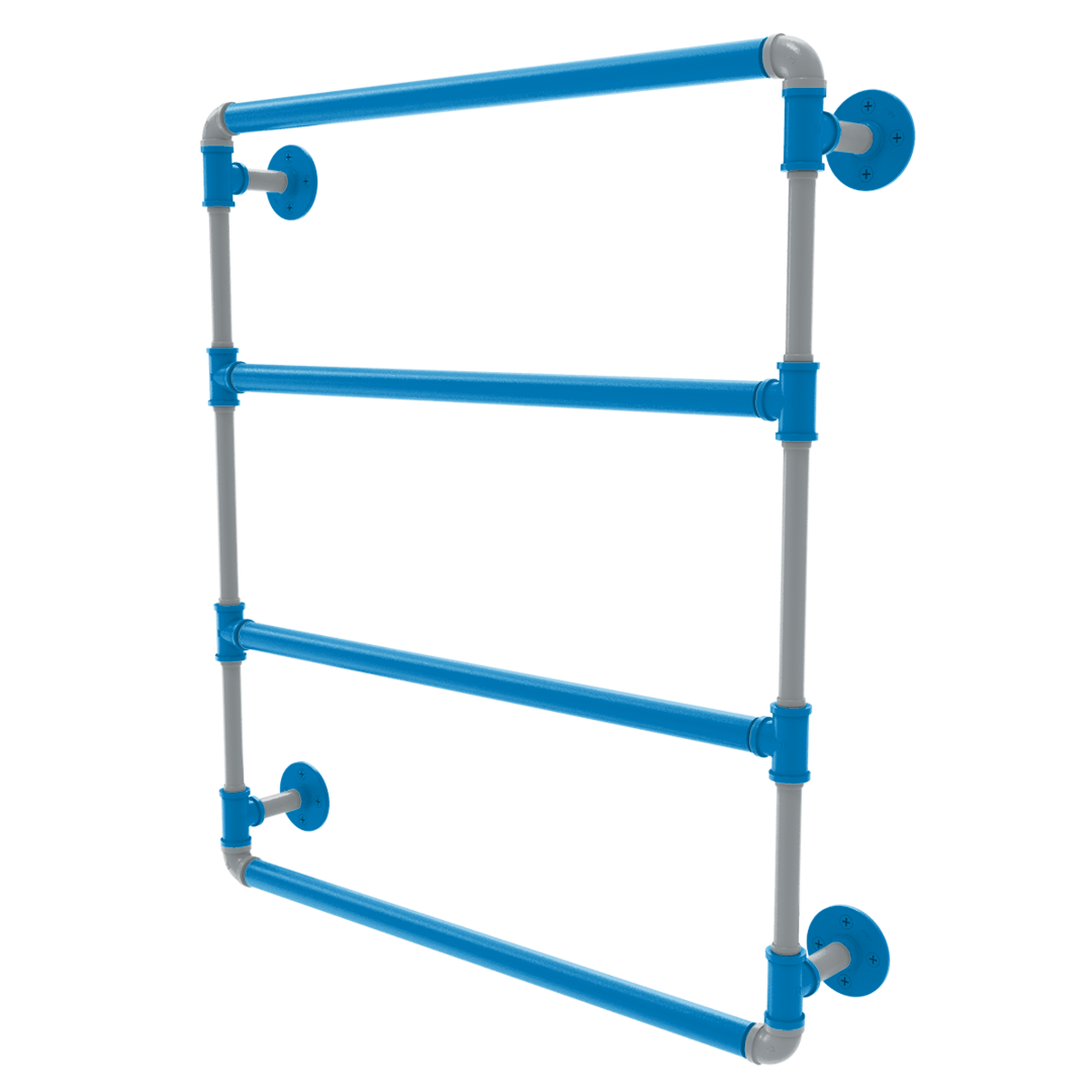 Gridiron Collection Wall Mounted Ladder Towel Bar Carolina Edition