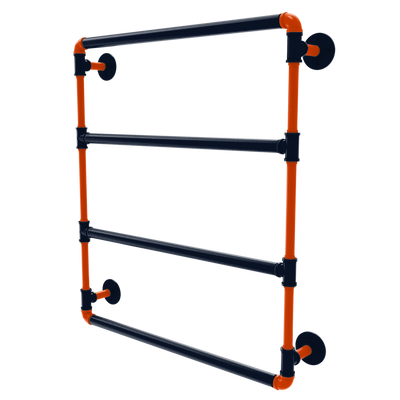 Gridiron Collection Wall Mounted Ladder Towel Bar Chicago Edition