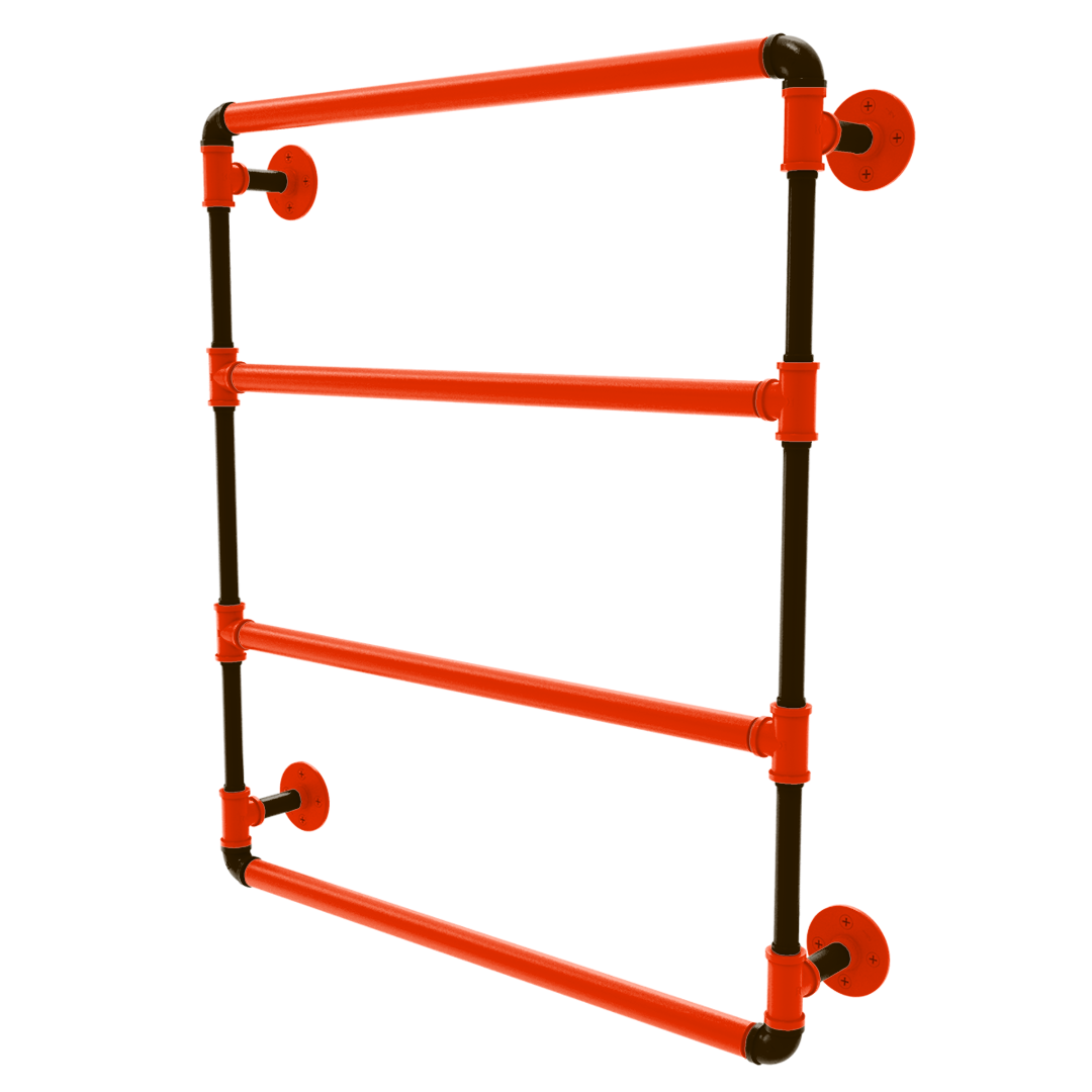 Gridiron Collection Wall Mounted Ladder Towel Bar Cleveland Edition