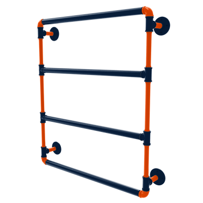 Gridiron Collection Wall Mounted Ladder Towel Bar Denver Edition