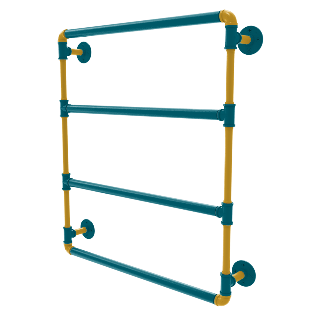 Gridiron Collection Wall Mounted Ladder Towel Bar Jacksonville Edition