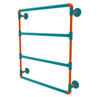 Gridiron Collection Wall Mounted Ladder Towel Bar Miami Edition