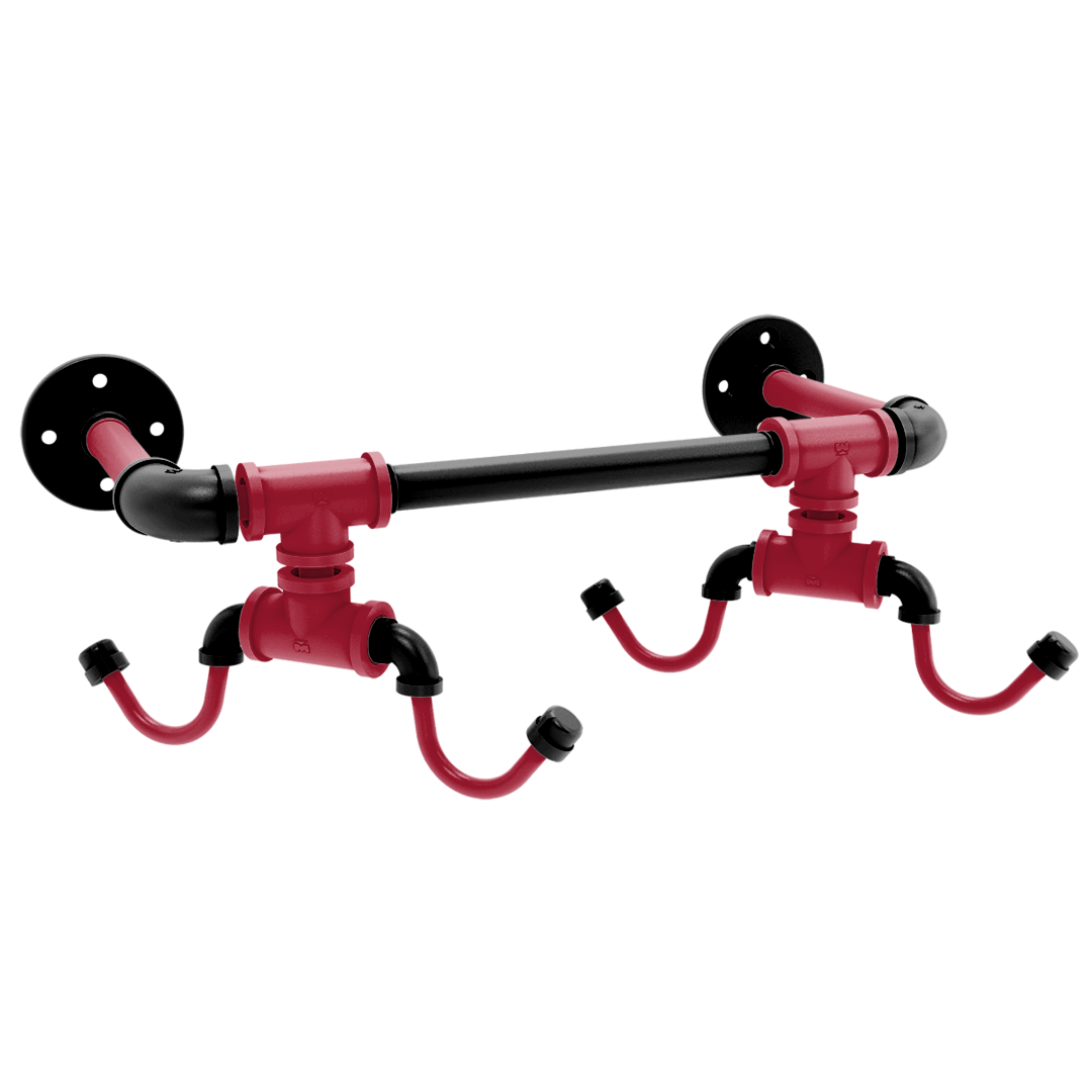 Gridiron Collection Wall Mounted 4 Coffee Mug Rack Tampa Bay Edition