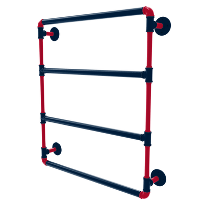 Gridiron Collection Wall Mounted Ladder Towel Bar New England Edition