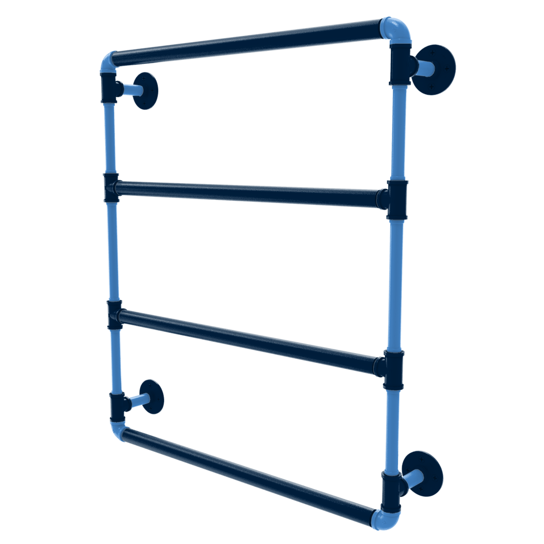 Gridiron Collection Wall Mounted Ladder Towel Bar Tennessee Edition