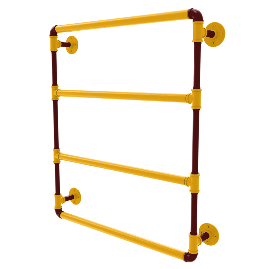 Gridiron Collection Wall Mounted Ladder Towel Bar Washington Edition