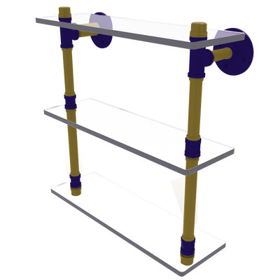 Gridiron Collection Triple Glass Shelf Baltimore Edition