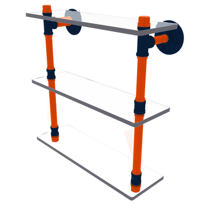 Gridiron Collection Triple Glass Shelf Denver Edition