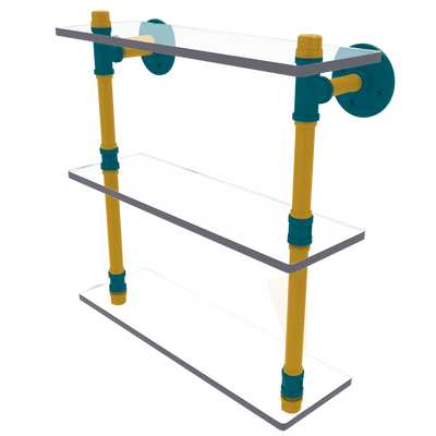 Gridiron Collection Triple Glass Shelf Jacksonville Edition