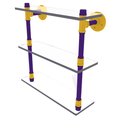 Gridiron Collection Triple Glass Shelf Minnesota Edition