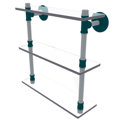 Gridiron Collection Triple Glass Shelf Philadelphia Edition