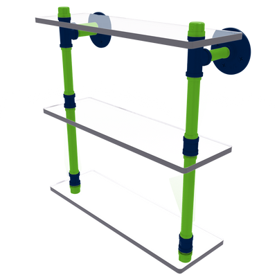 Gridiron Collection Triple Glass Shelf Seattle Edition
