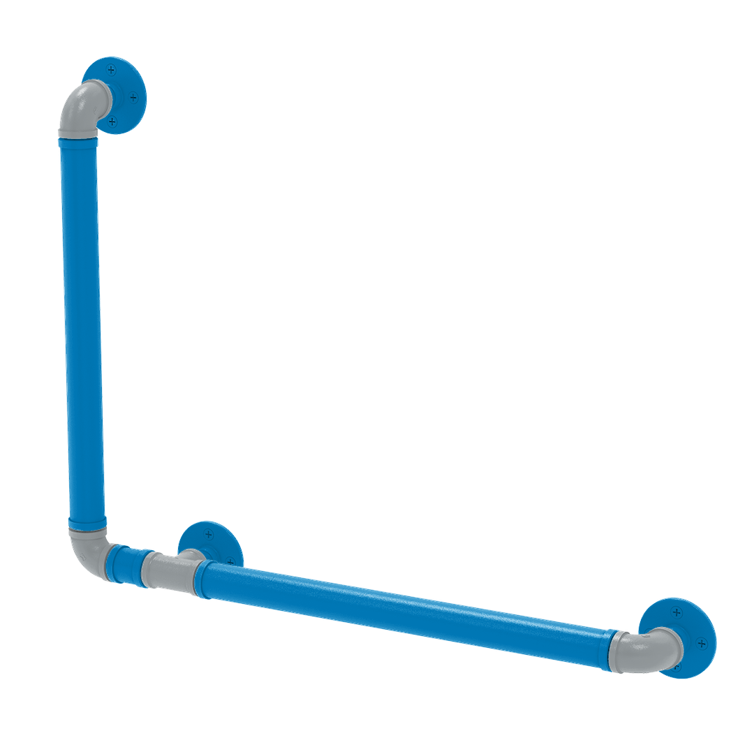 Gridiron Collection 90 Degree Grab Bar Left Hand Carolina Edition