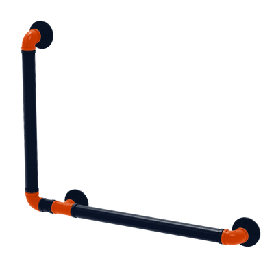 Gridiron Collection 90 Degree Grab Bar Left Hand Chicago Edition