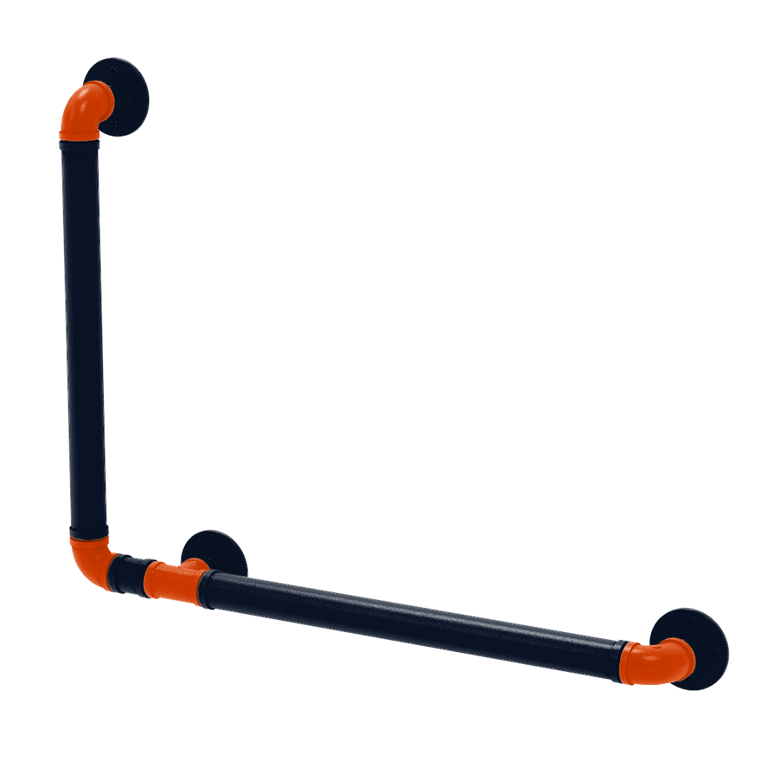 Gridiron Collection 90 Degree Grab Bar Left Hand Chicago Edition
