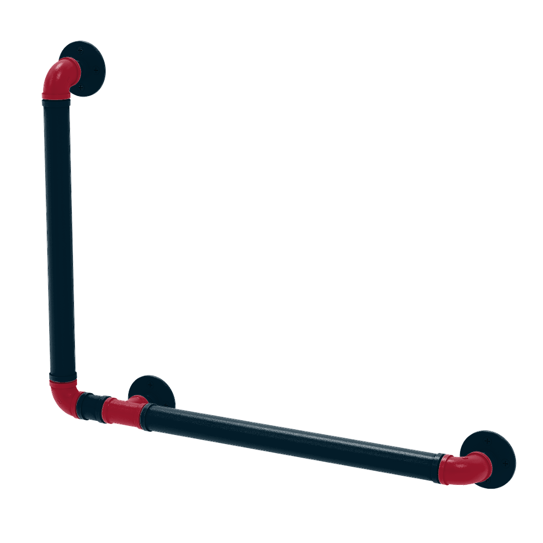 Gridiron Collection 90 Degree Grab Bar Left Hand Houston Edition