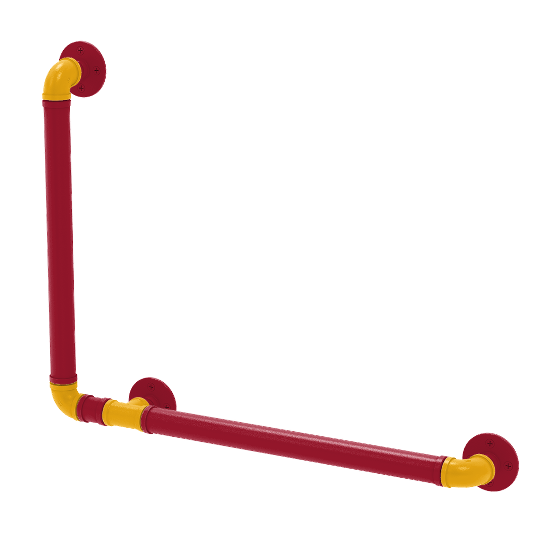 Gridiron Collection 90 Degree Grab Bar Left Hand Kansas City Edition