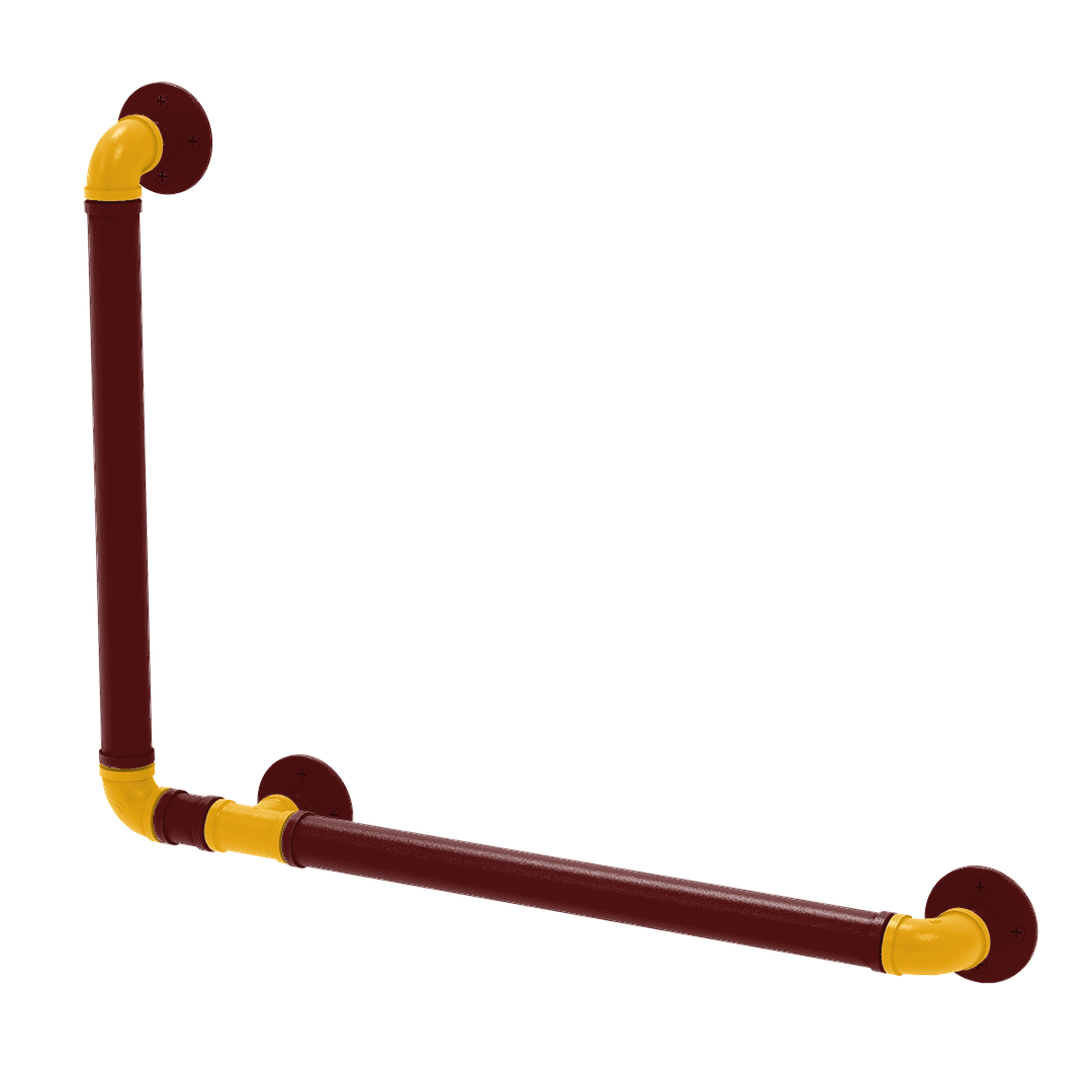 Gridiron Collection 90 Degree Grab Bar Left Hand Washington Edition