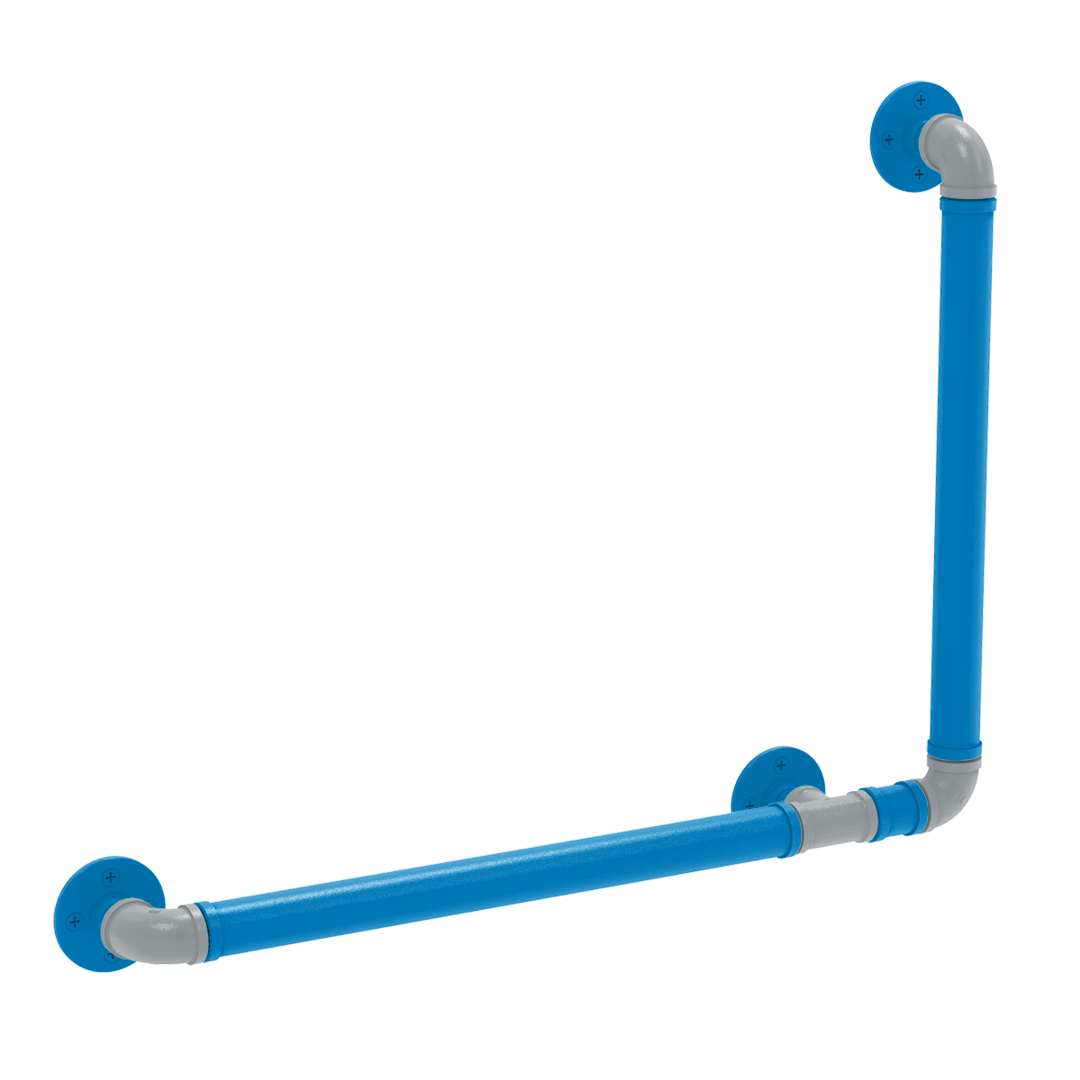 Gridiron Collection 90 Degree Grab Bar Right Hand Carolina Edition