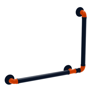 Gridiron Collection 90 Degree Grab Bar Right Hand Chicago Edition