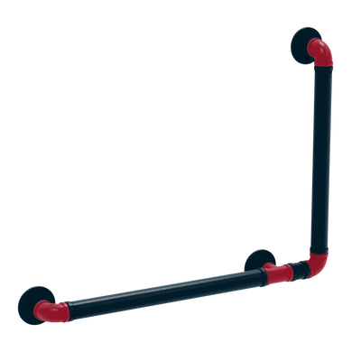 Gridiron Collection 90 Degree Grab Bar Right Hand Houston Edition