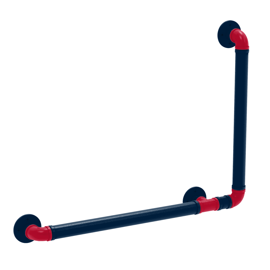 Gridiron Collection 90 Degree Grab Bar Right Hand New England Edition