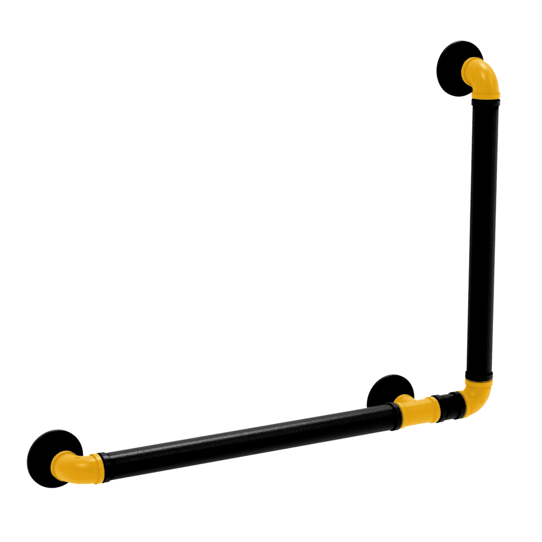 Gridiron Collection 90 Degree Grab Bar Right Hand Pittsburgh Edition