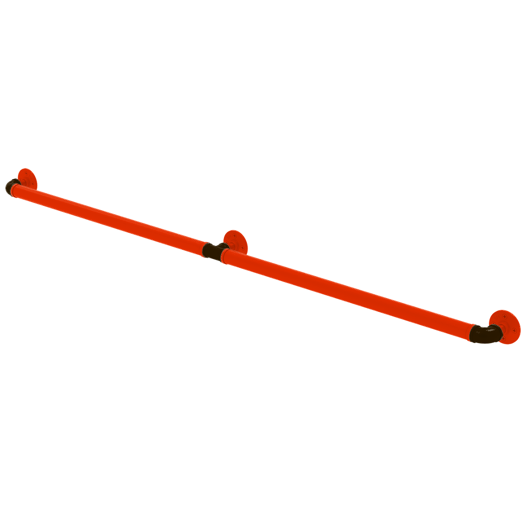 Gridiron Collection Extended 3 Post Grab Bar Cleveland Edition